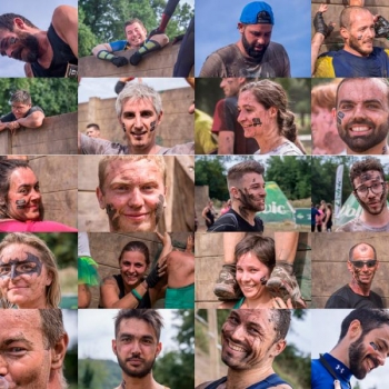 Photo de participants au Mud Day