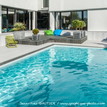 Photo d'aménagement d'une terrasse Leroy Merlin par photographe de Lorient - Morbihan - Bretagne